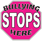 Bullying Stops Here stop sign